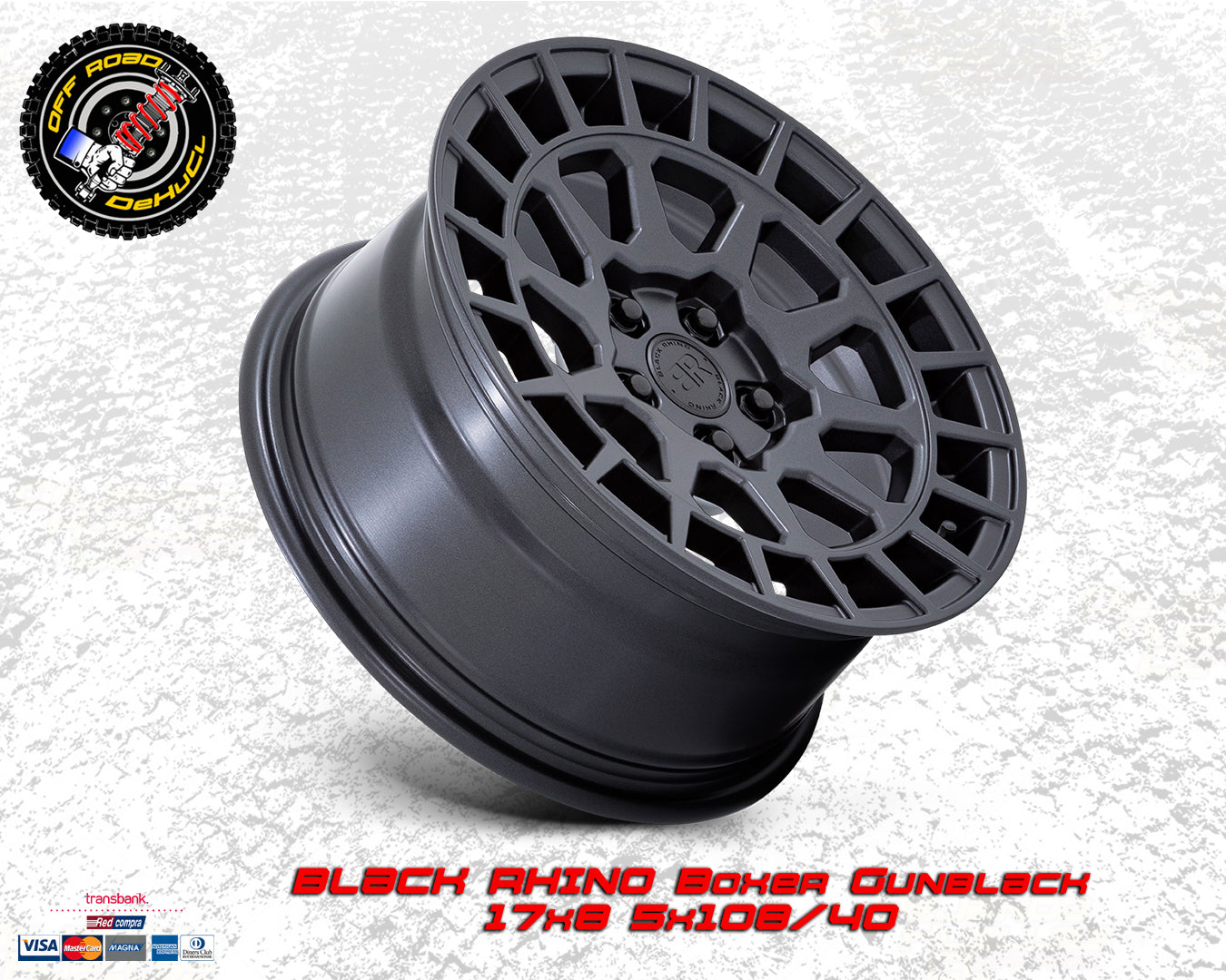Black Rhino Arches Matte Black 15x7 5x100 / 15 (copia)