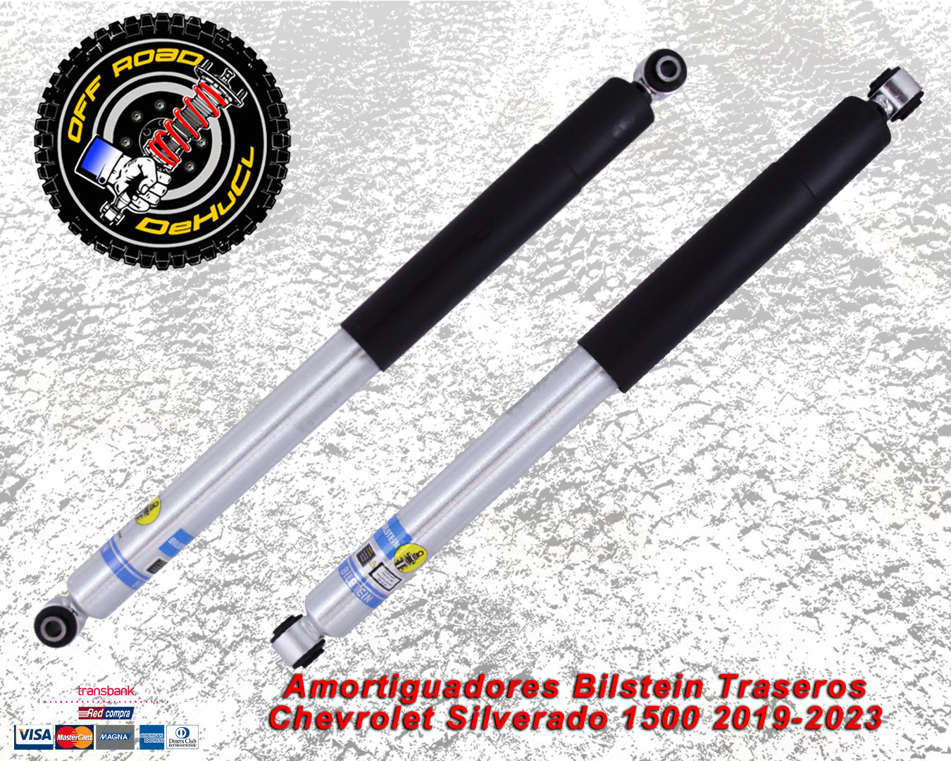 Amortiguadores Bilstein Traseros para Chevrolet Silverado 1500 2019-2023
