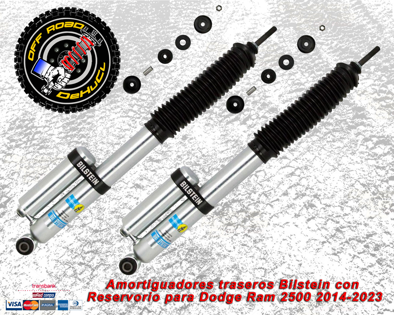 Amortiguadores Trasero Bilstein para Ram 2500 2014-2023
