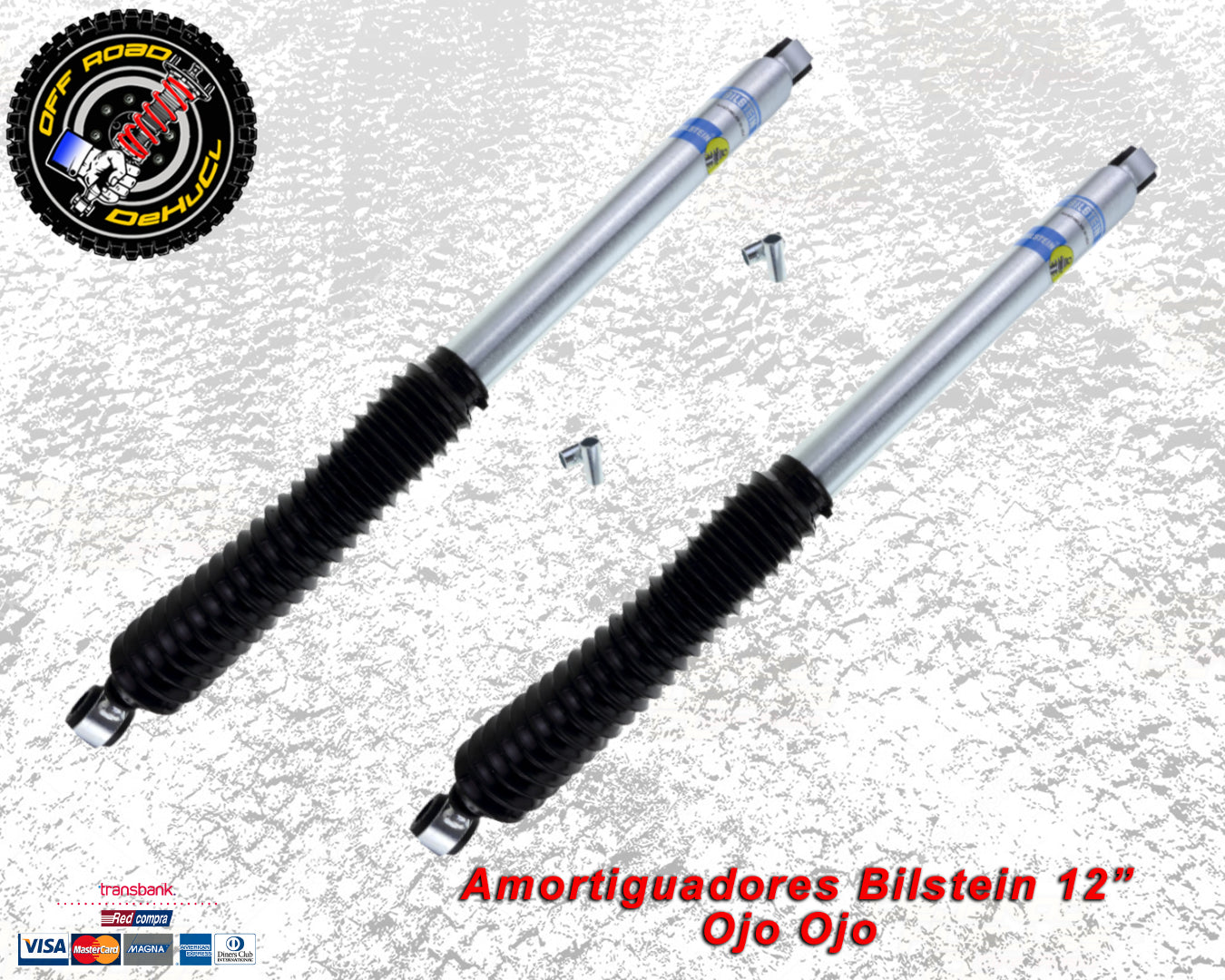 Amortiguadores Bilstein 12" Ojo Ojo