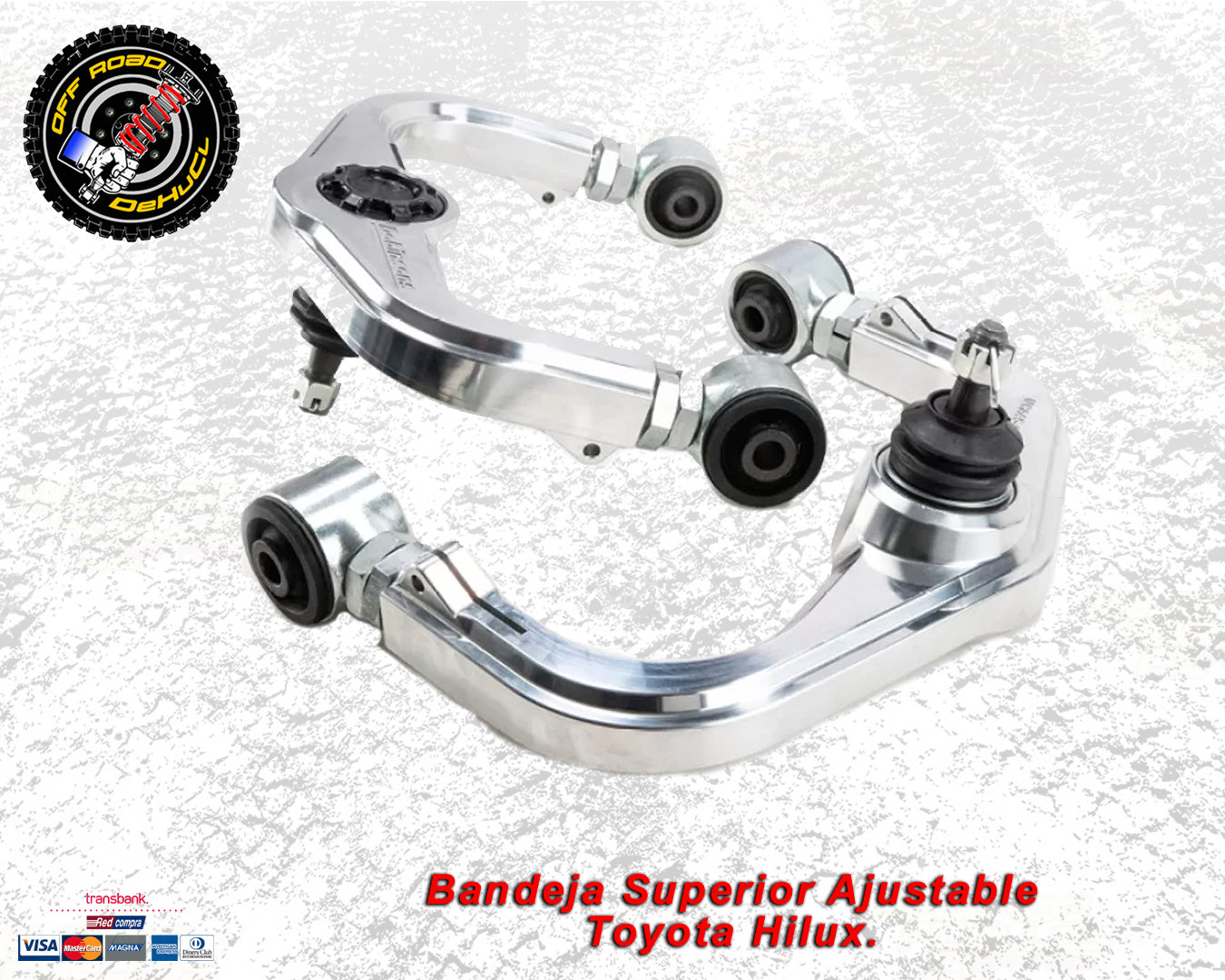 Bandejas Superiores Ajustables Toyota Hilux 2005+