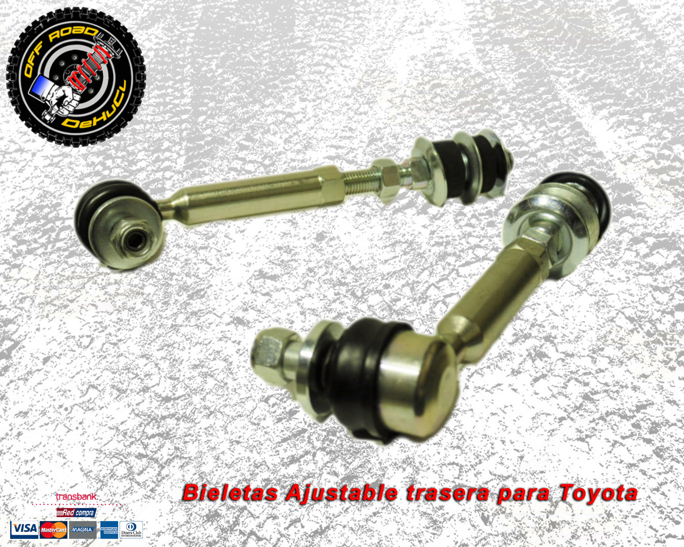 Bieleta ajustable trasera para Toyota