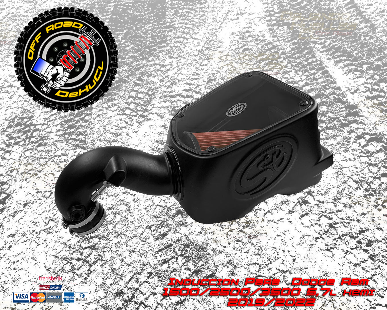 Inducción para Dodge Ram 1500/2500/3500 5.7 HEMI 2019-2023