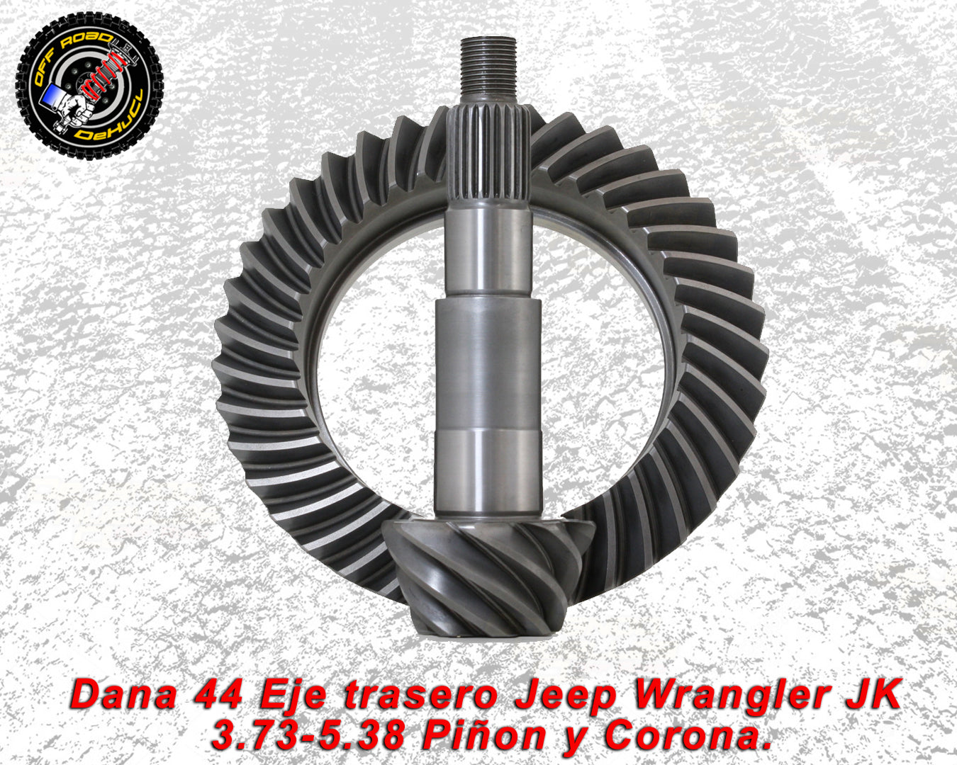 Dana 44 Eje trasero Jeep Wrangler JK 3.73-5.38 Piñon y Corona