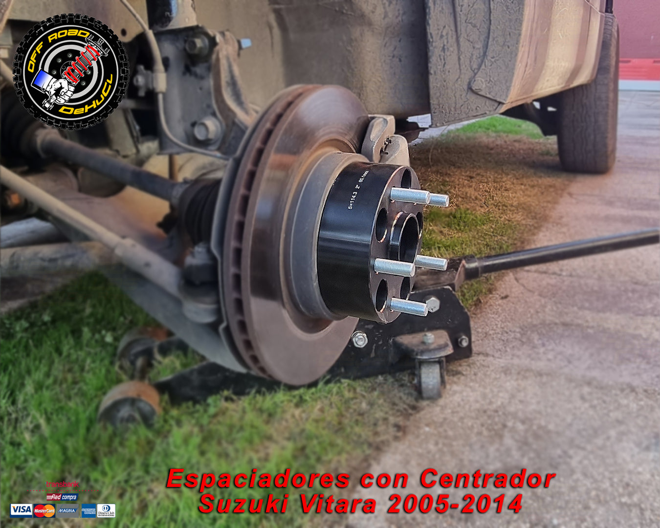 Espaciadores para Grand Vitara 2" con centrador