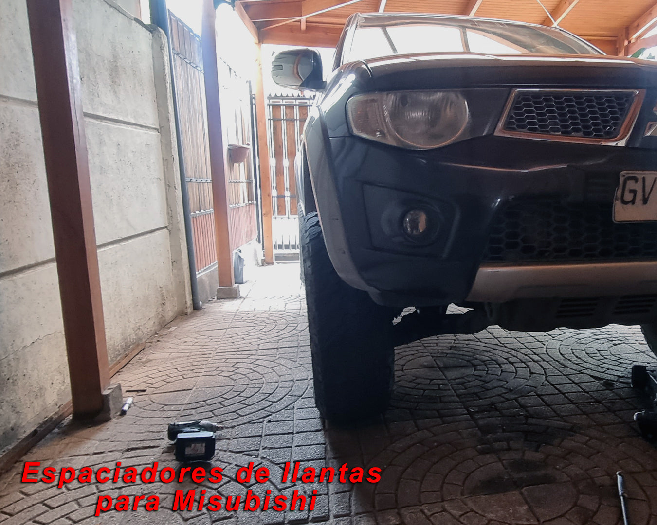 Espaciadores para Mitsubishi L200 1" con centrador