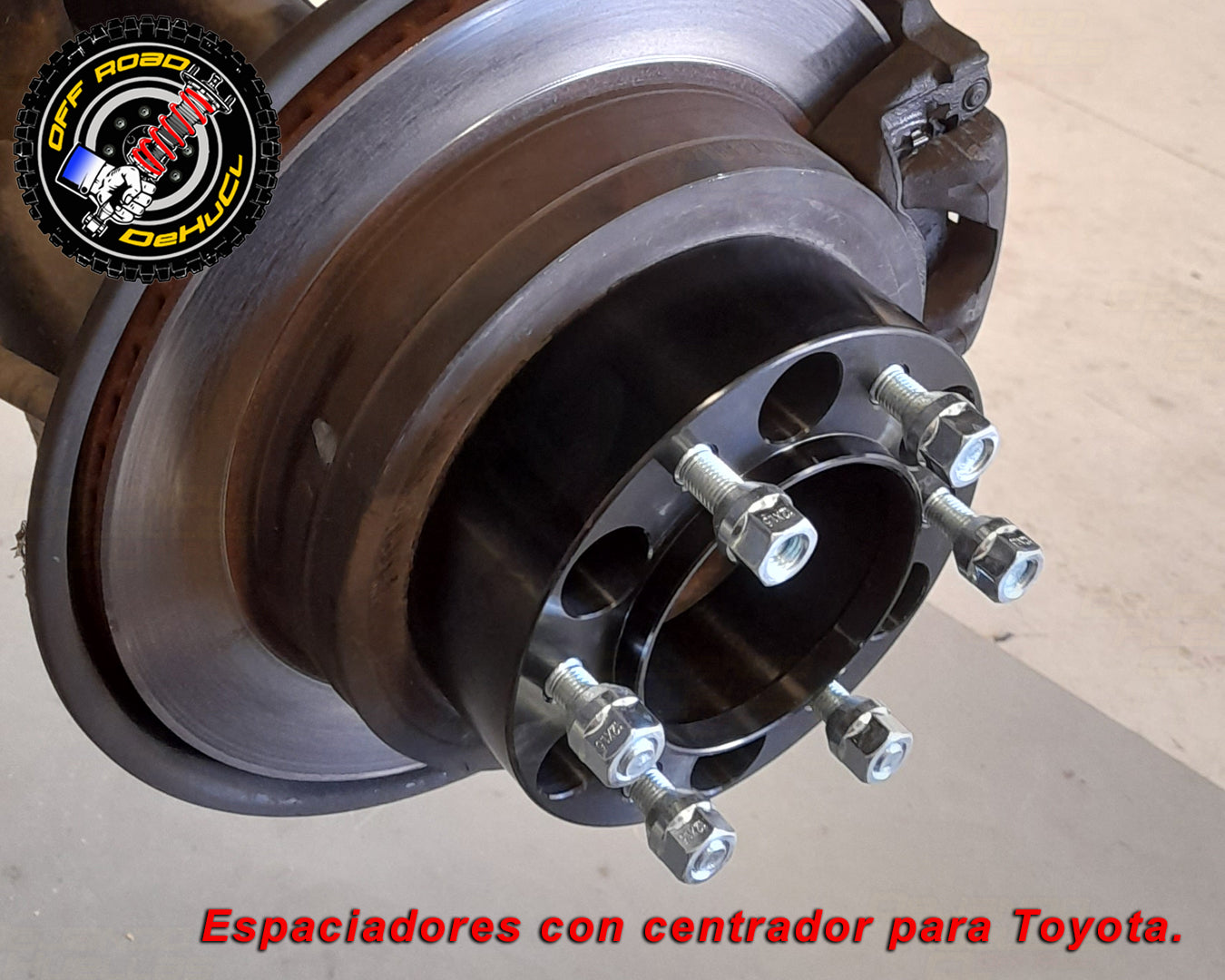 Espaciadores para Toyota Hilux 1" con centrador