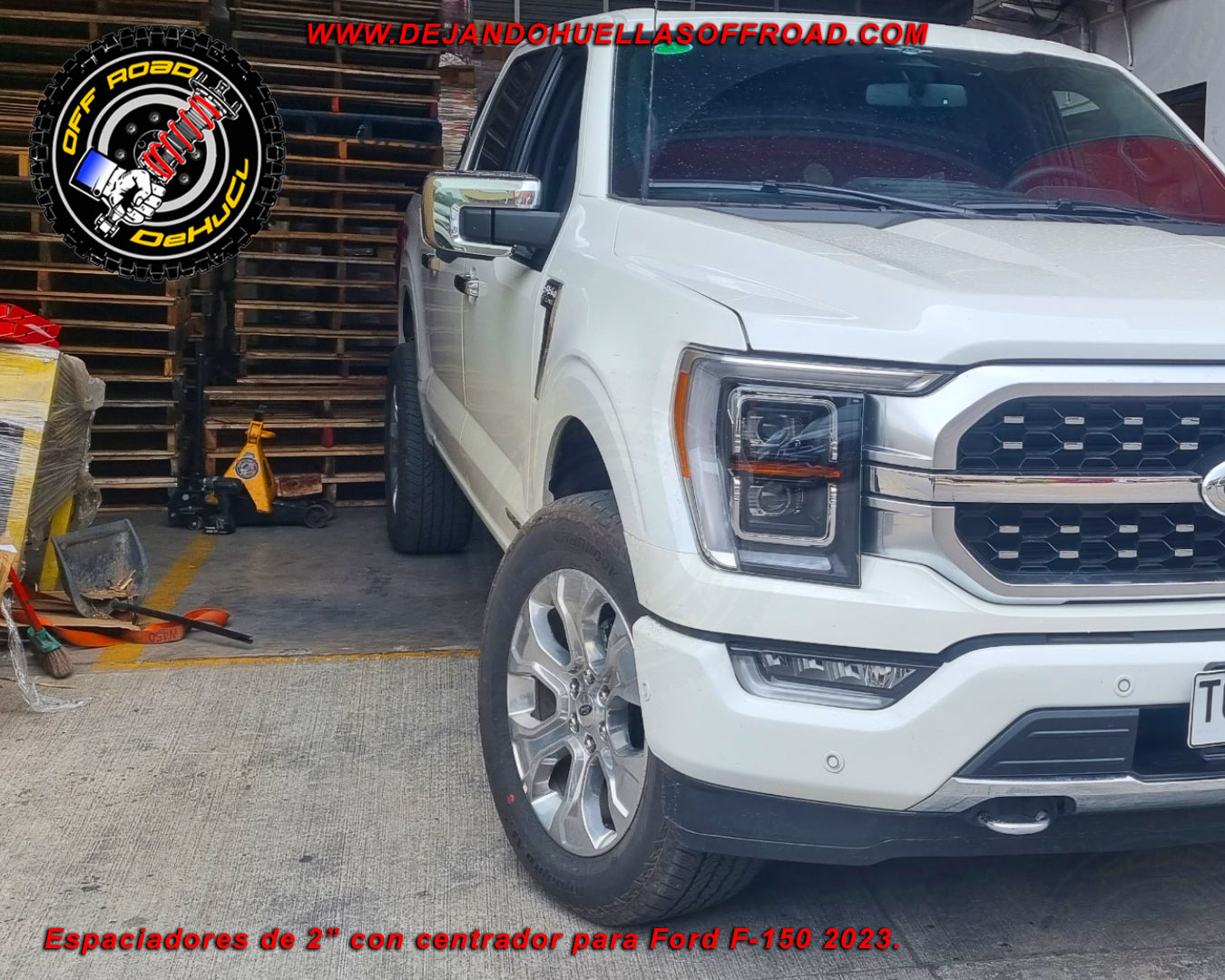 Espaciadores para Ford F150 2" con centrador