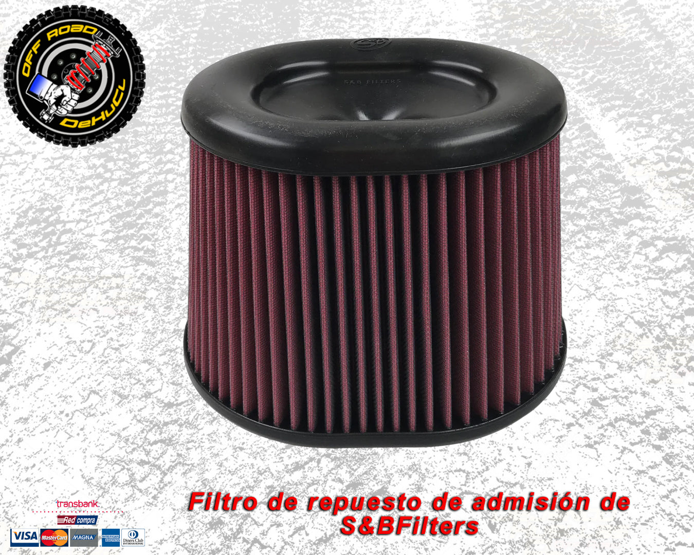Filtro de repuesto de admisión de S&BFilters