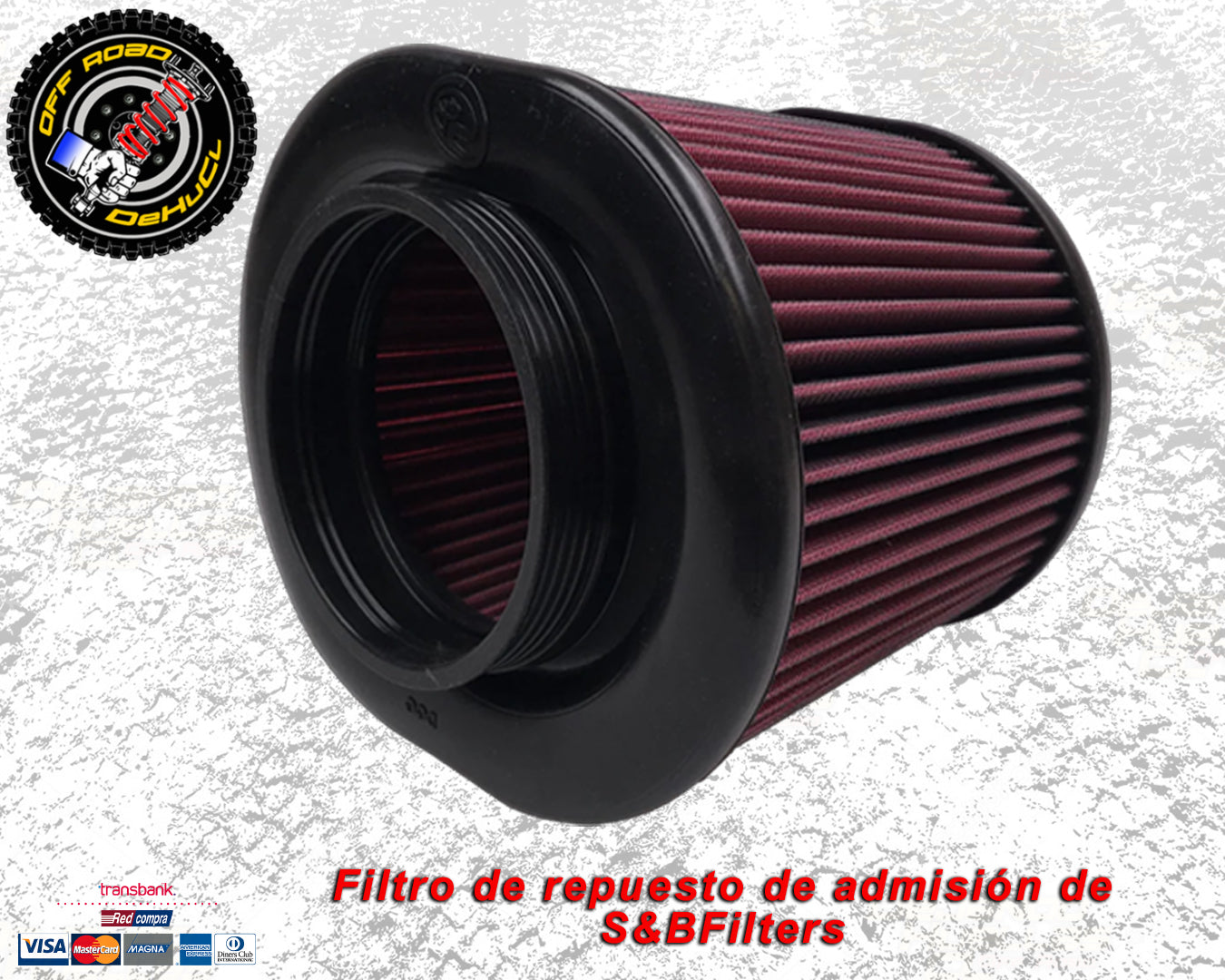Filtro de repuesto de admisión de S&BFilters