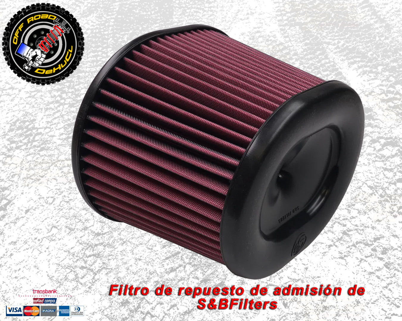Filtro de repuesto de admisión de S&BFilters