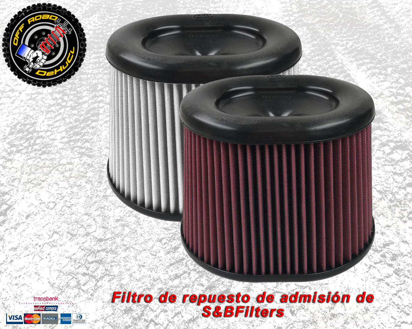 Filtro de repuesto de admisión de S&BFilters