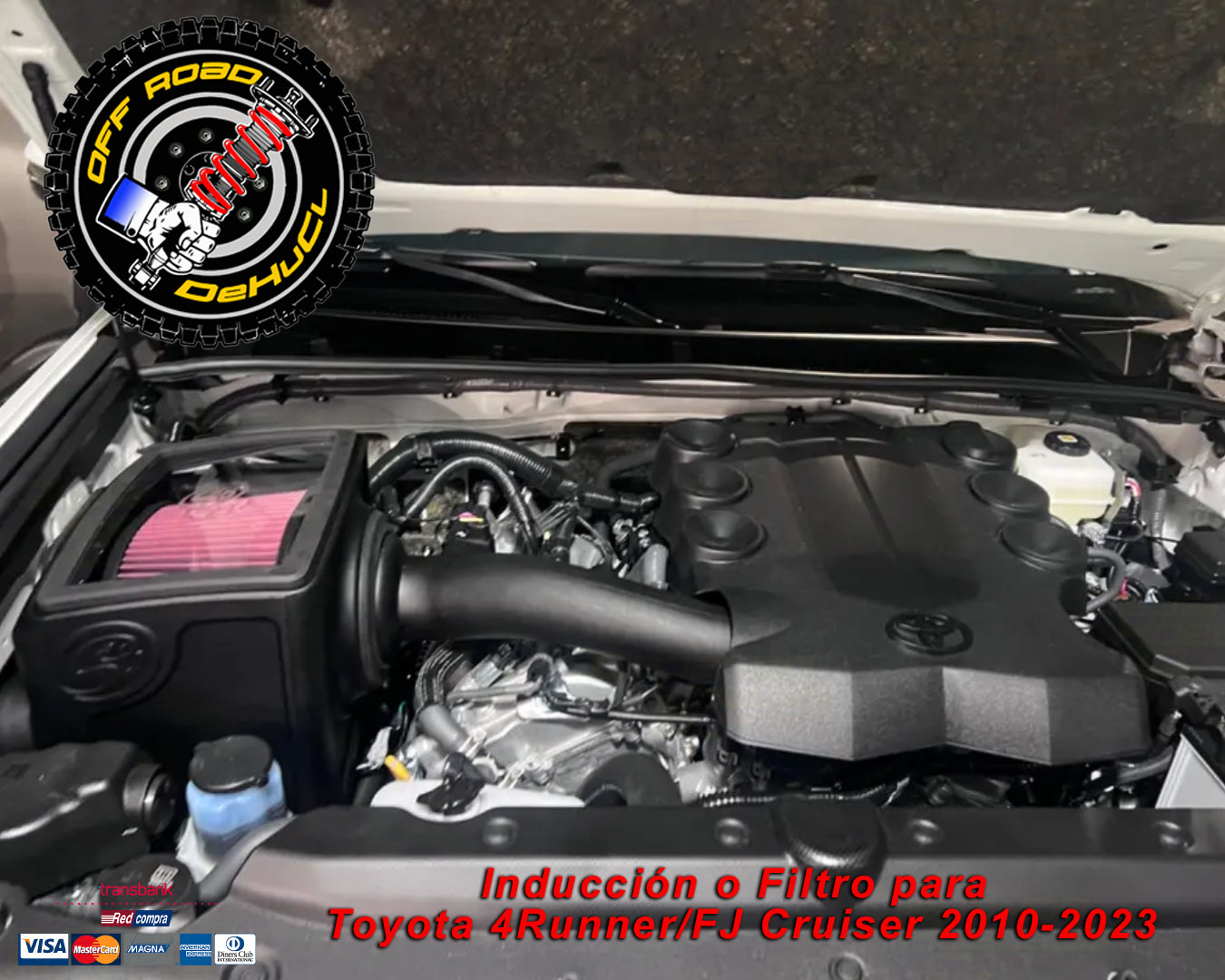 Inducción para Toyota 4Runner/FJ Cruiser 2010-2023
