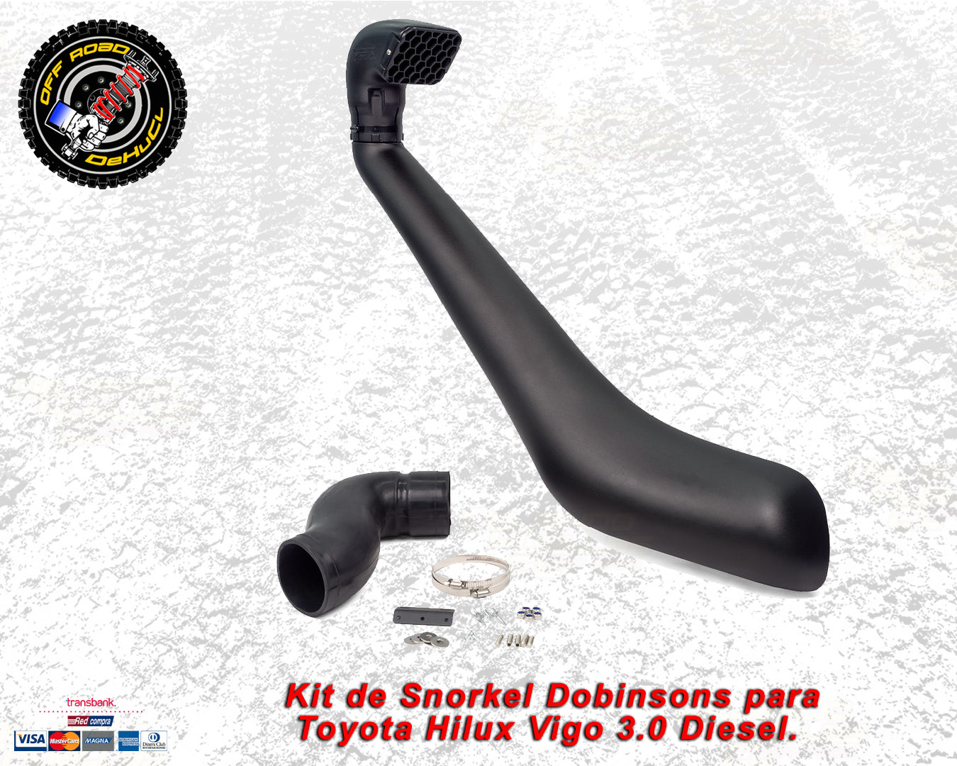 Kit de Snorkel Dbinsons para Toyota Hilux Vigo 3.0 Diesel