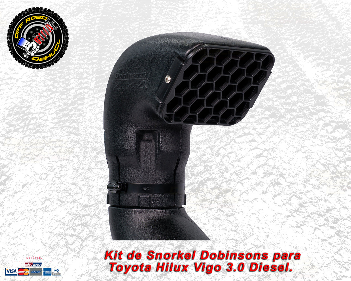 Kit de Snorkel Dbinsons para Toyota Hilux Vigo 3.0 Diesel