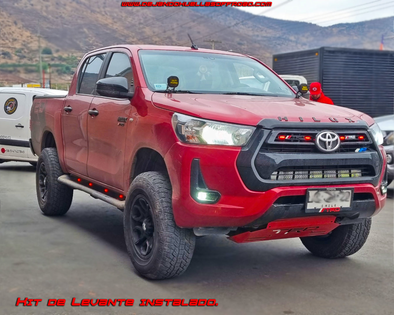 Kit de Levante para Toyota Hilux 3" con Rotula