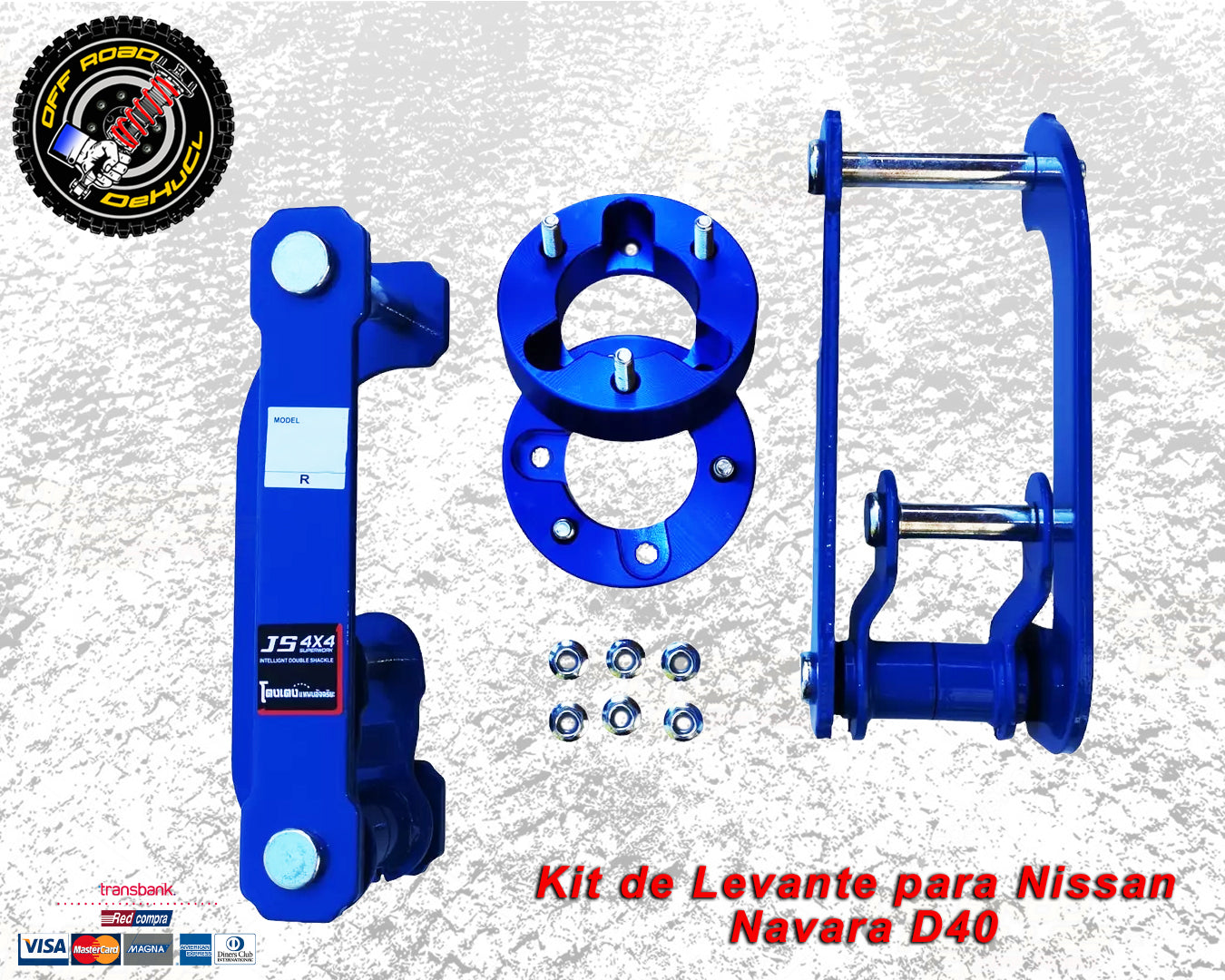 Kit de Levante para Nissan Navara D40