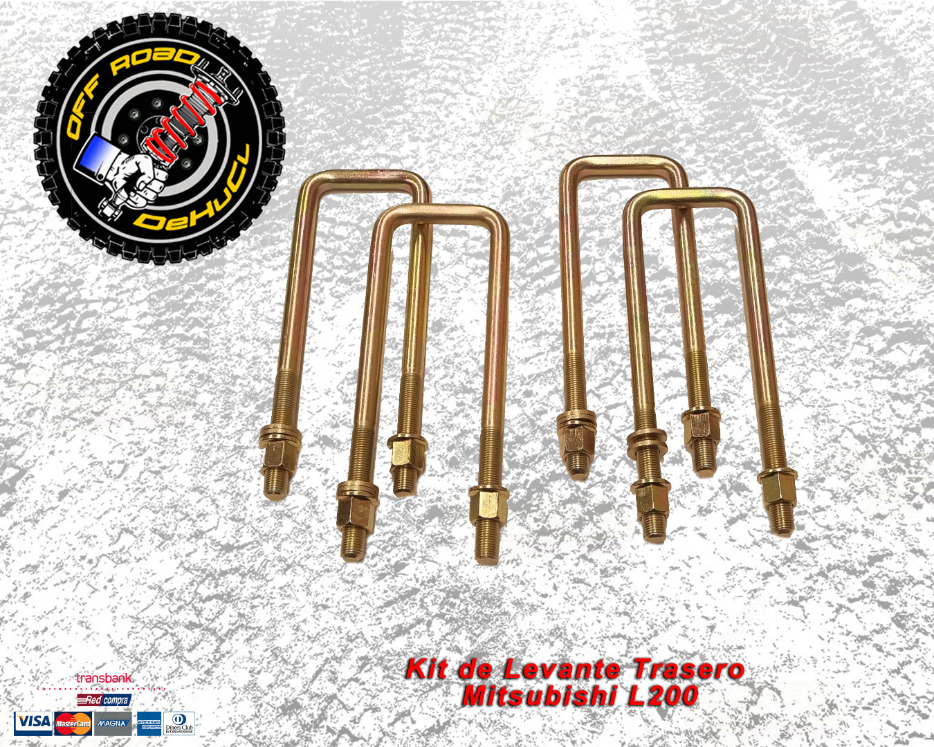 Kit de Levante Trasero Mitsubishi L200 1.25"