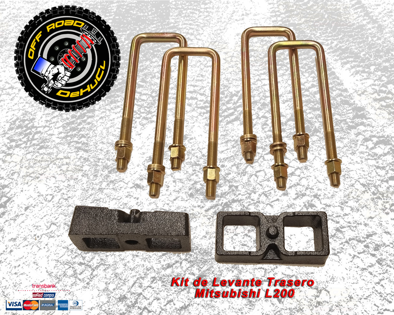 Kit de Levante Trasero Mitsubishi L200 1.25"