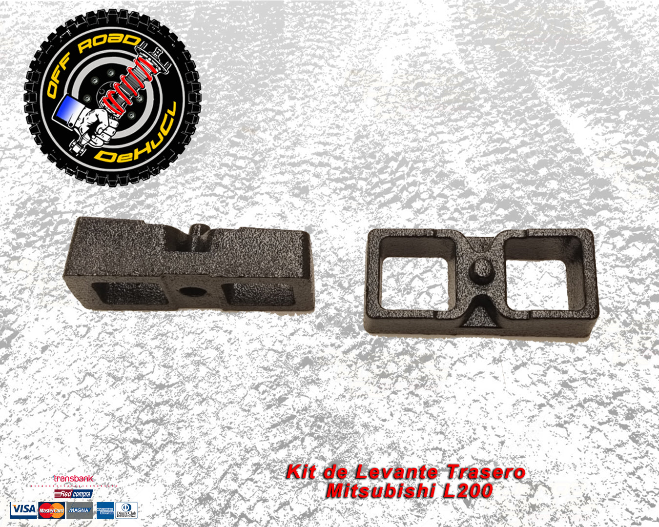 Kit de Levante Trasero Mitsubishi L200 1.25"