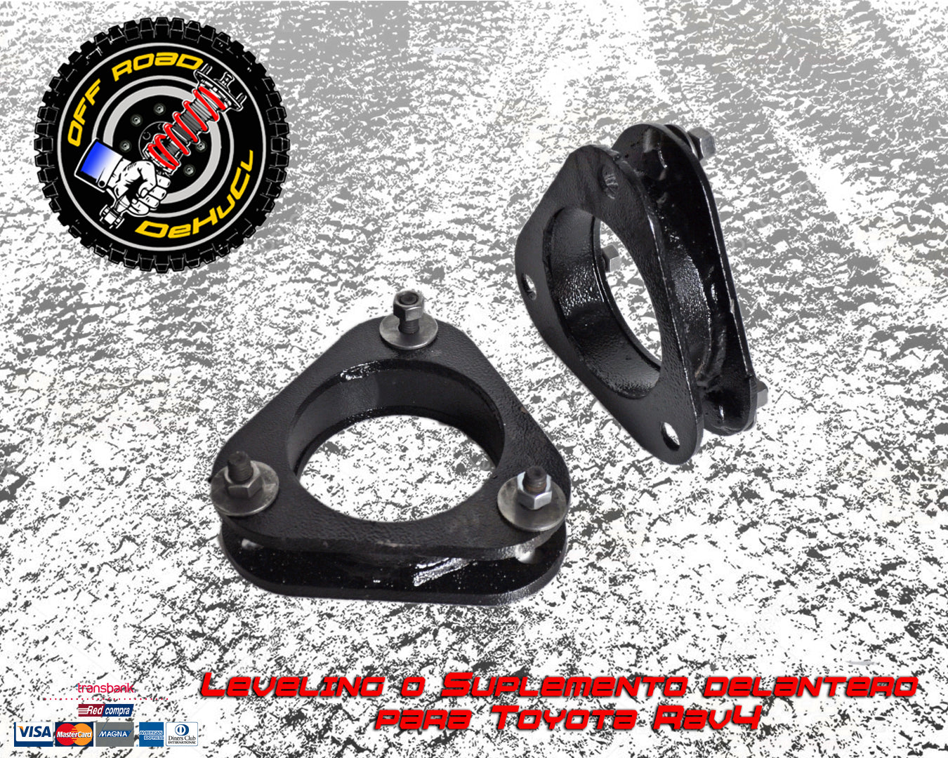 Kit de nivelación o Leveling de 2" para Toyota Rav 4