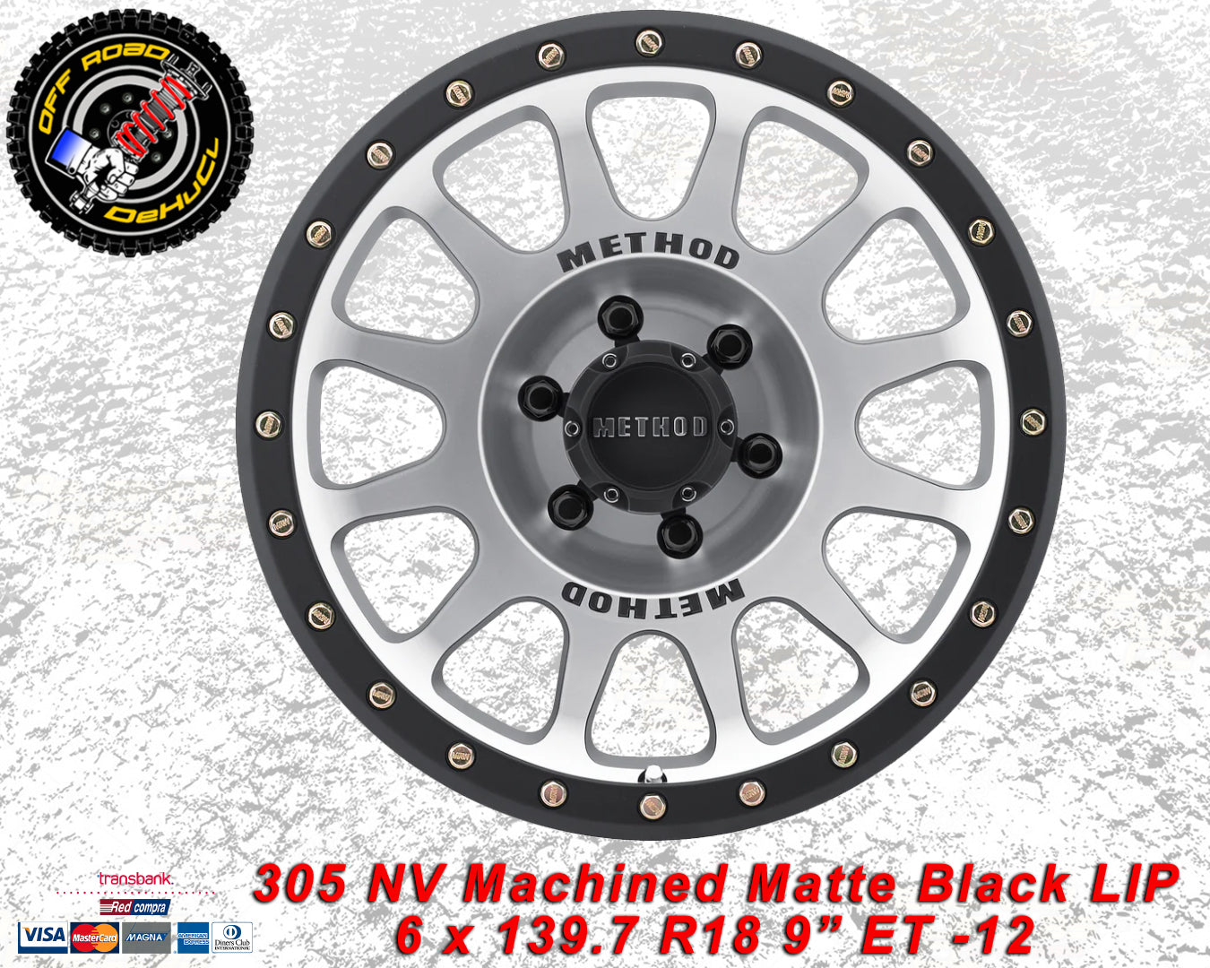 305 NV Machined Matte Black LIP