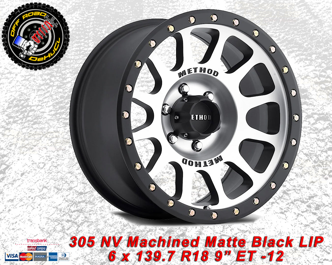 305 NV Machined Matte Black LIP
