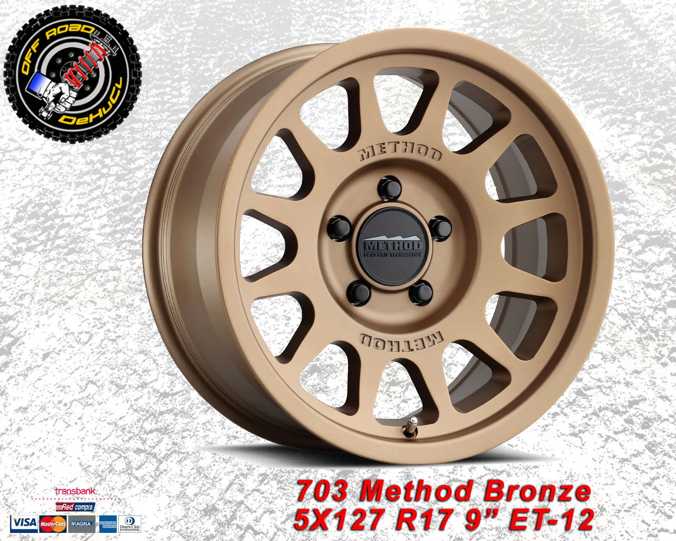 BEAD GRIP 703 Method Bronze 5x127