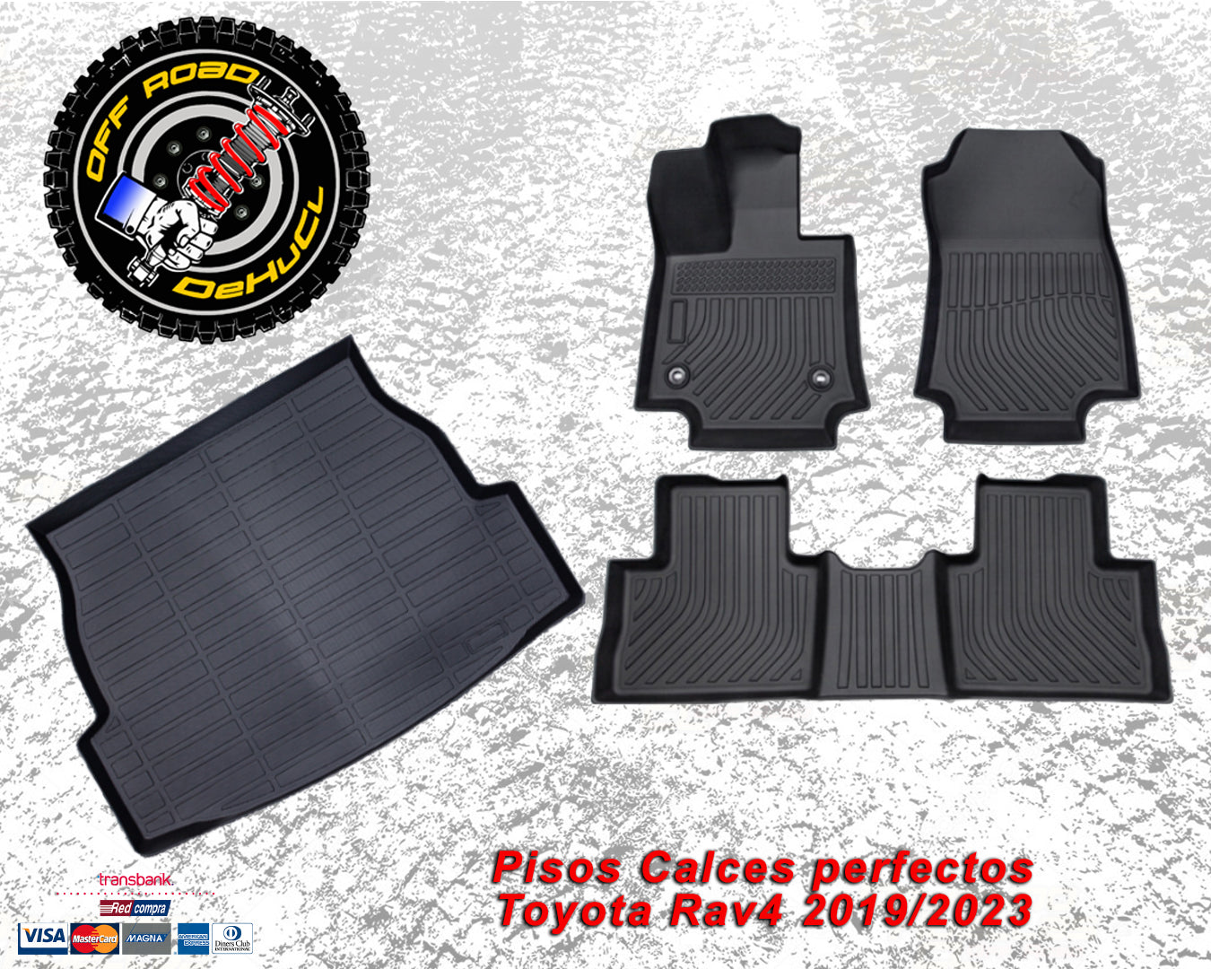 Pisos Claces Perfectos Completos para Toyota Rav4 2019-2023