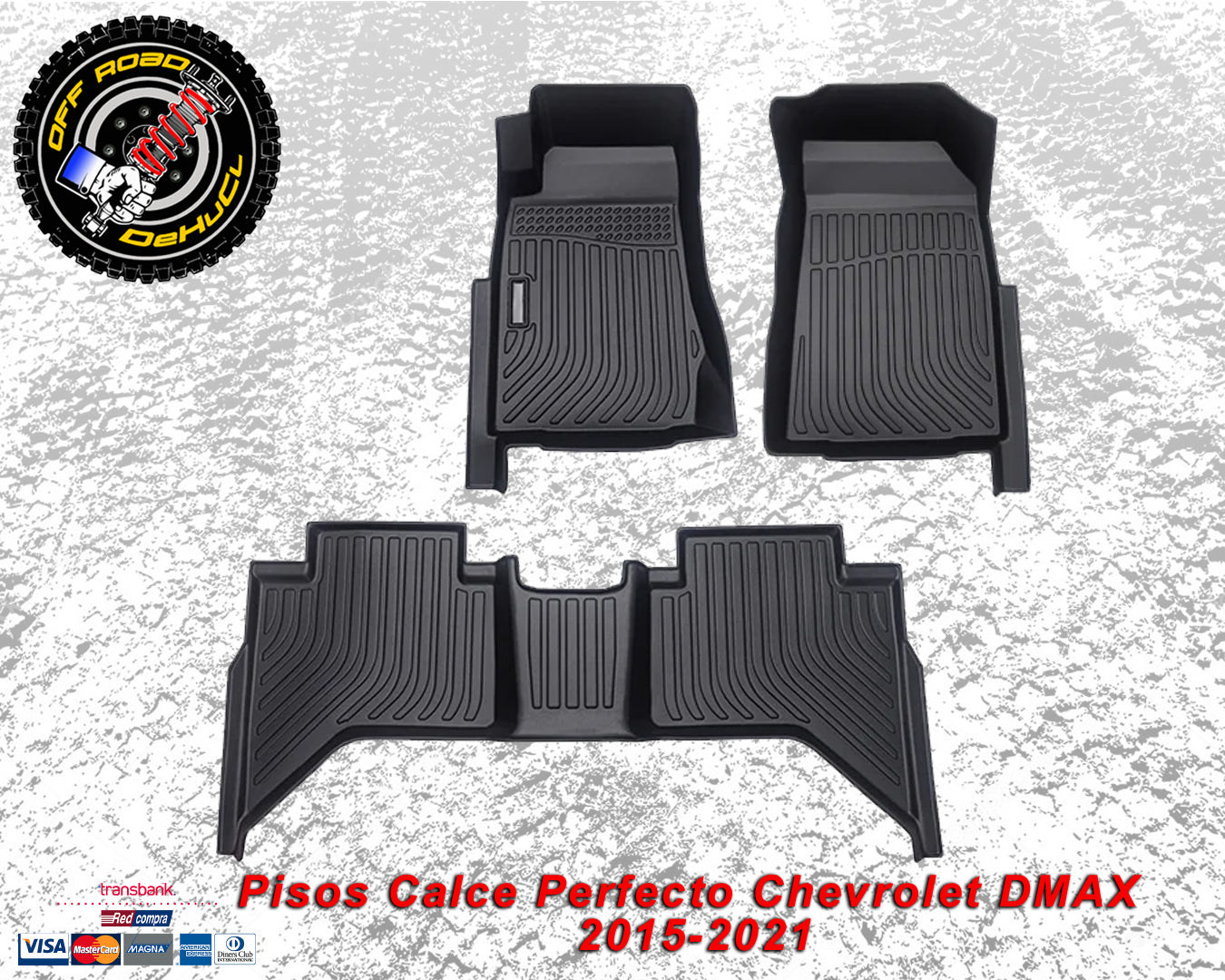 Pisos Calce Perfecto Chevrolet DMAX 2015-2021