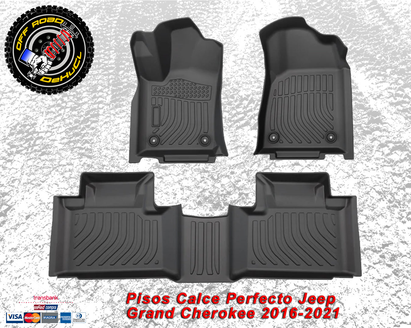 Pisos Calces Perfectos para Jeep Grand Cherokee 2016-2021