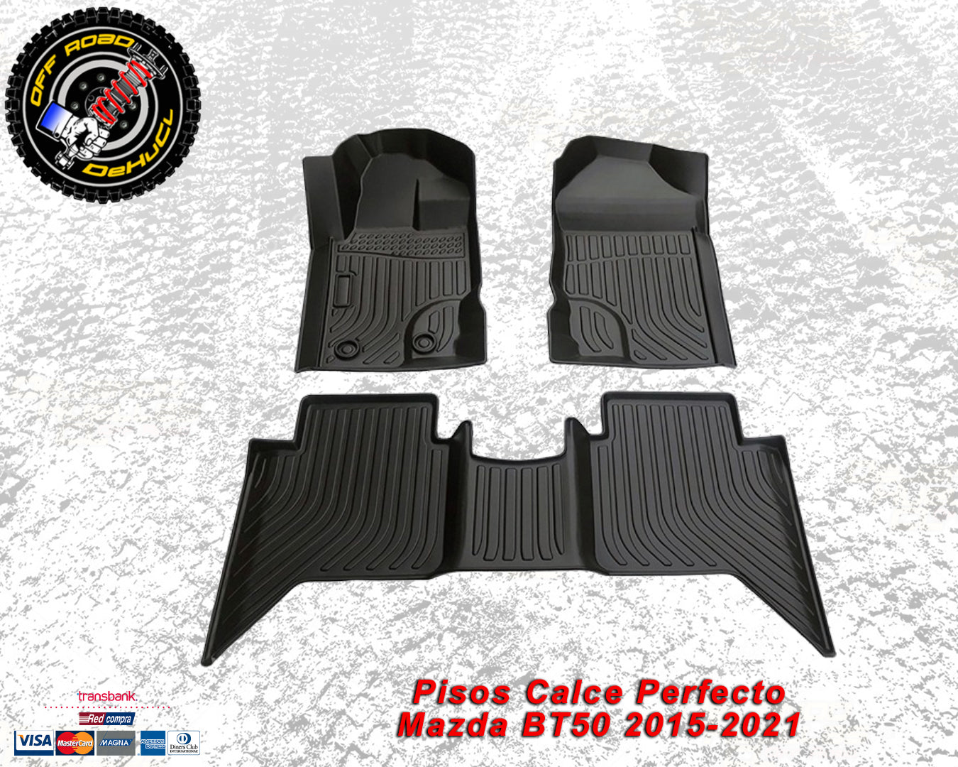 Pisos Calces Perfectos Mazda BT50 2015-2021