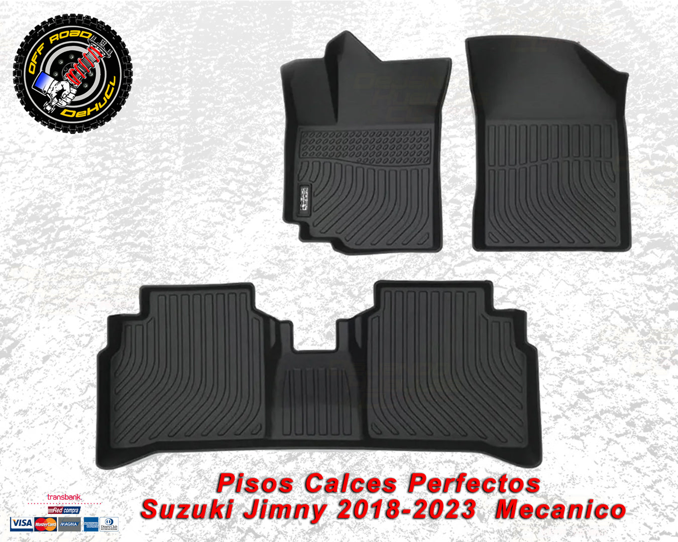 Pisos Calces Prefectos Suzuki Jimny 2018+
