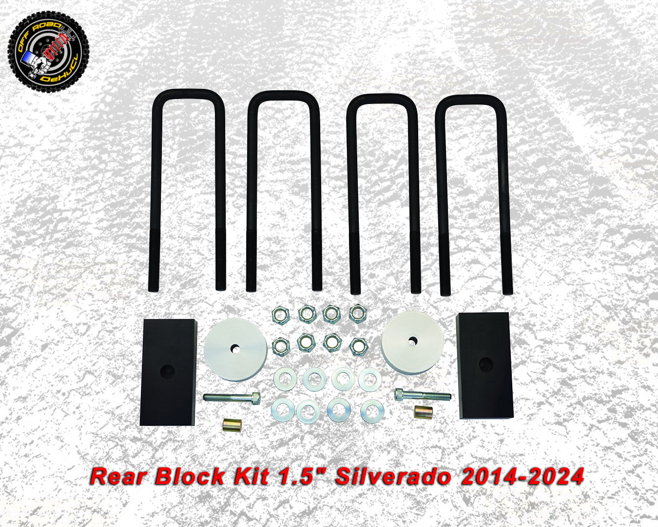 Rear Block Kit 1.5" Silverado 2014-2024