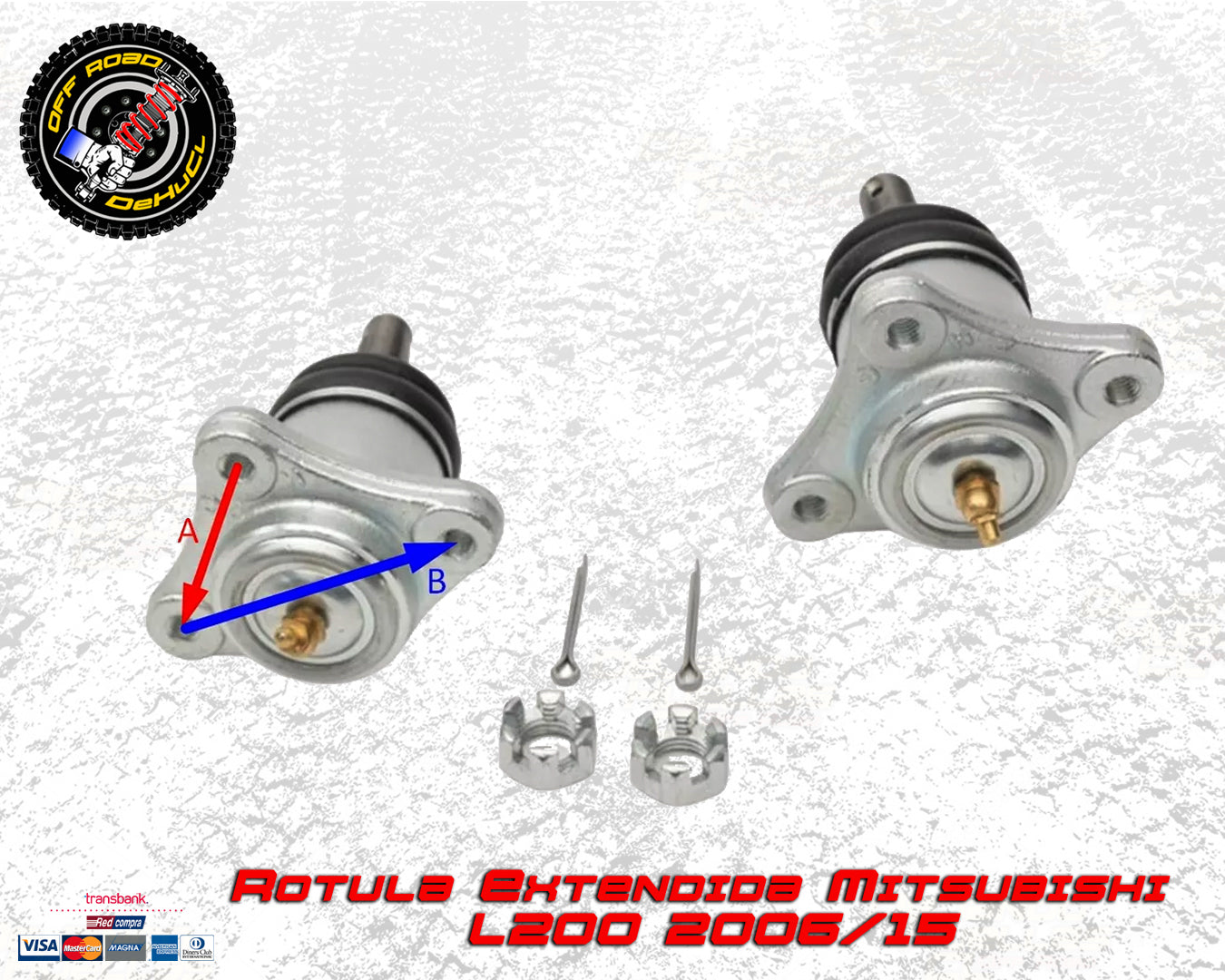 Rotula Extendida Mitsubishi L200 2006/15