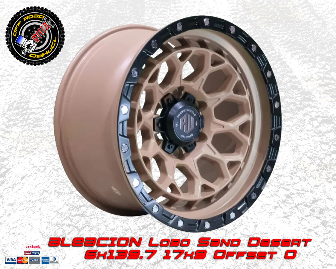 Llantas Aleación 6x139.7 Lobo Sand Dessert