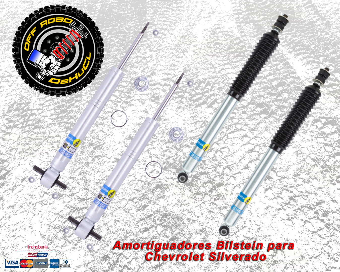 Amortiguadores Bilstein para Chevrolet Silverado