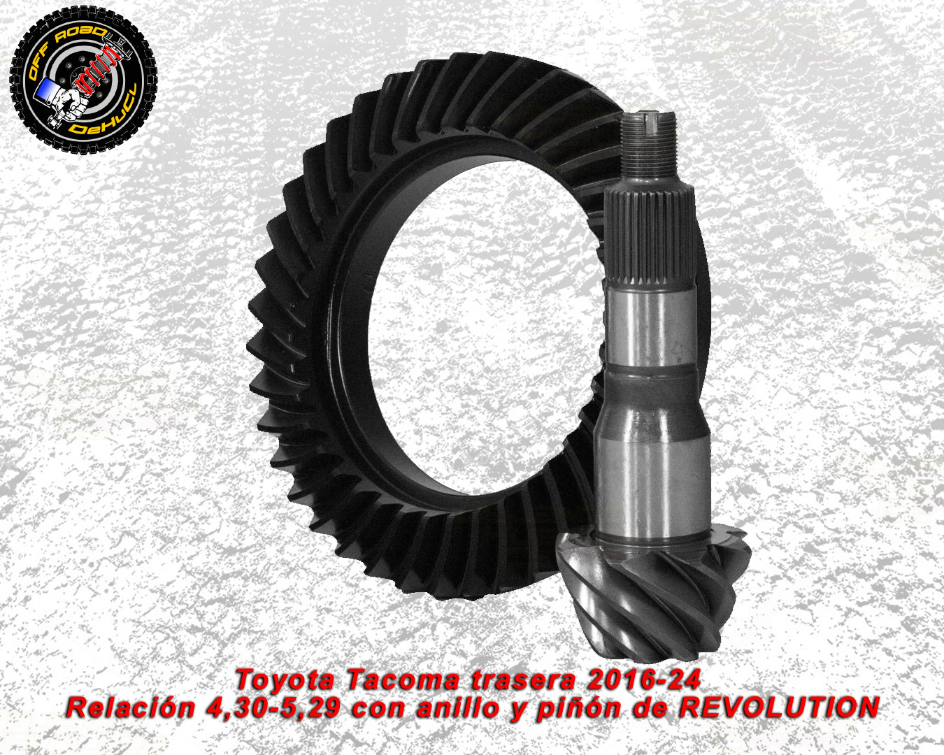 Toyota Tacoma trasera 2016-24 Relación 4,30-5,29 con anillo y piñón de REVOLUTION