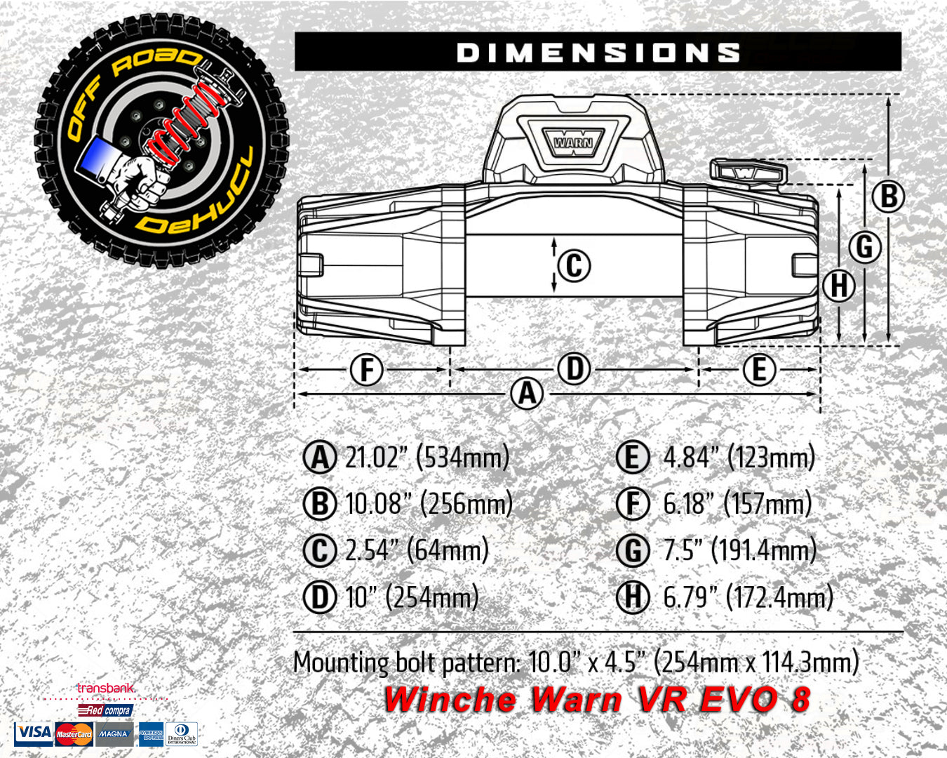 Winche Warn VR EVO 8