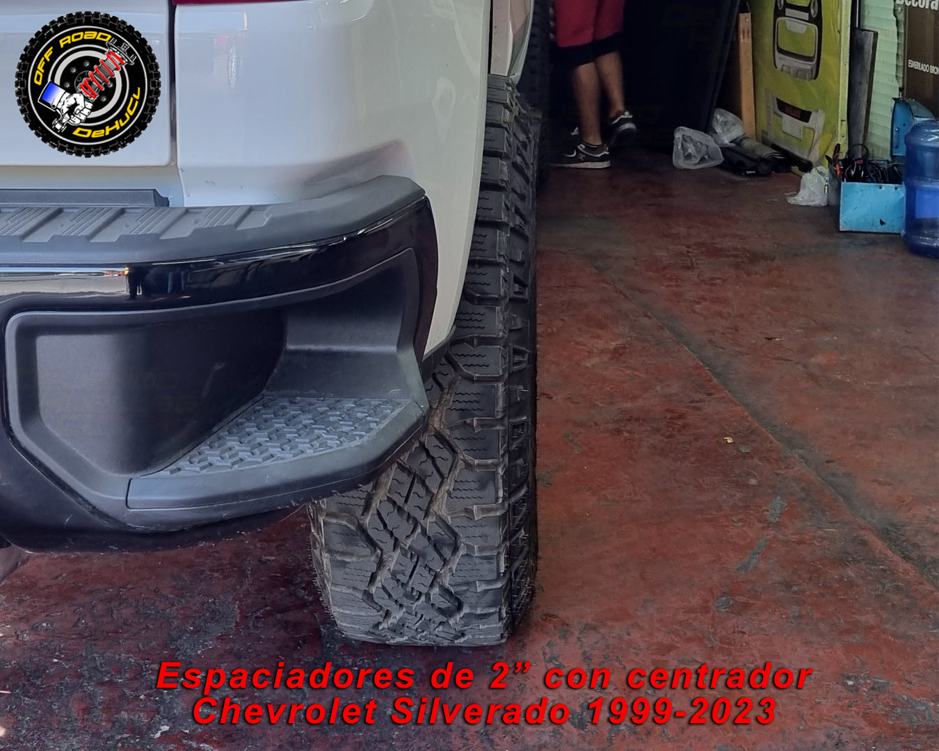 Espaciadores para Chevrolet Silverado 1" con centrador