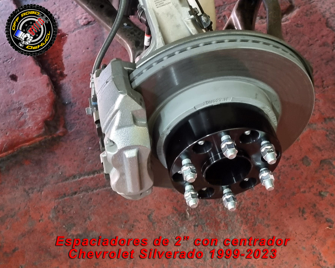 Espaciadores para Chevrolet Silverado 1" con centrador