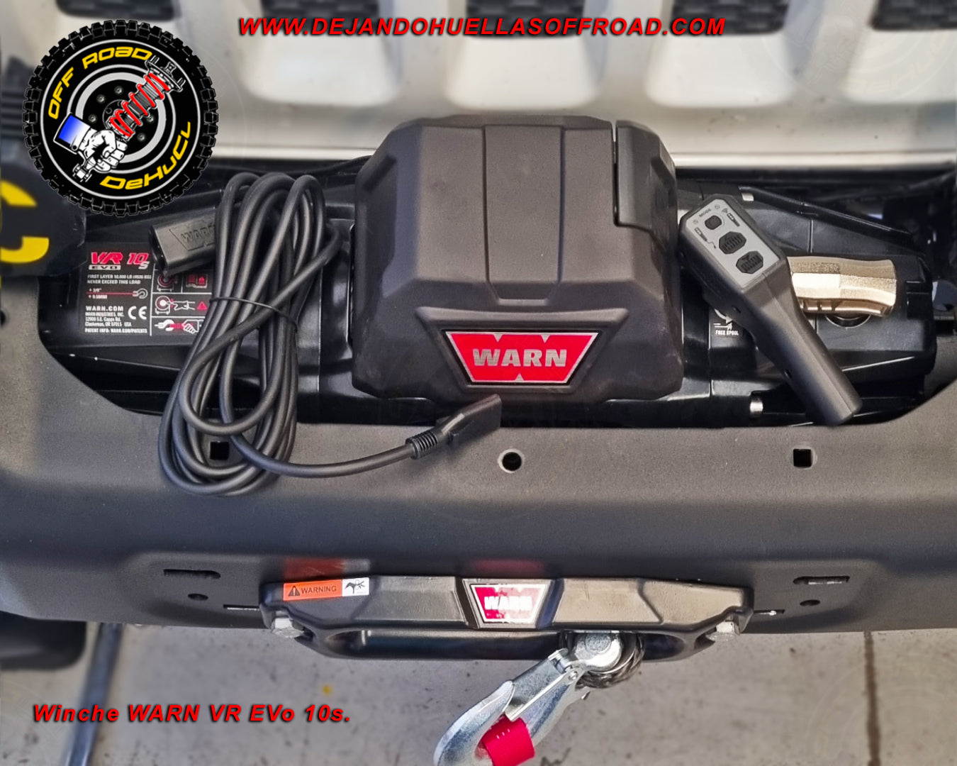 Winche Warn VR 10-S C/Piola Sintética