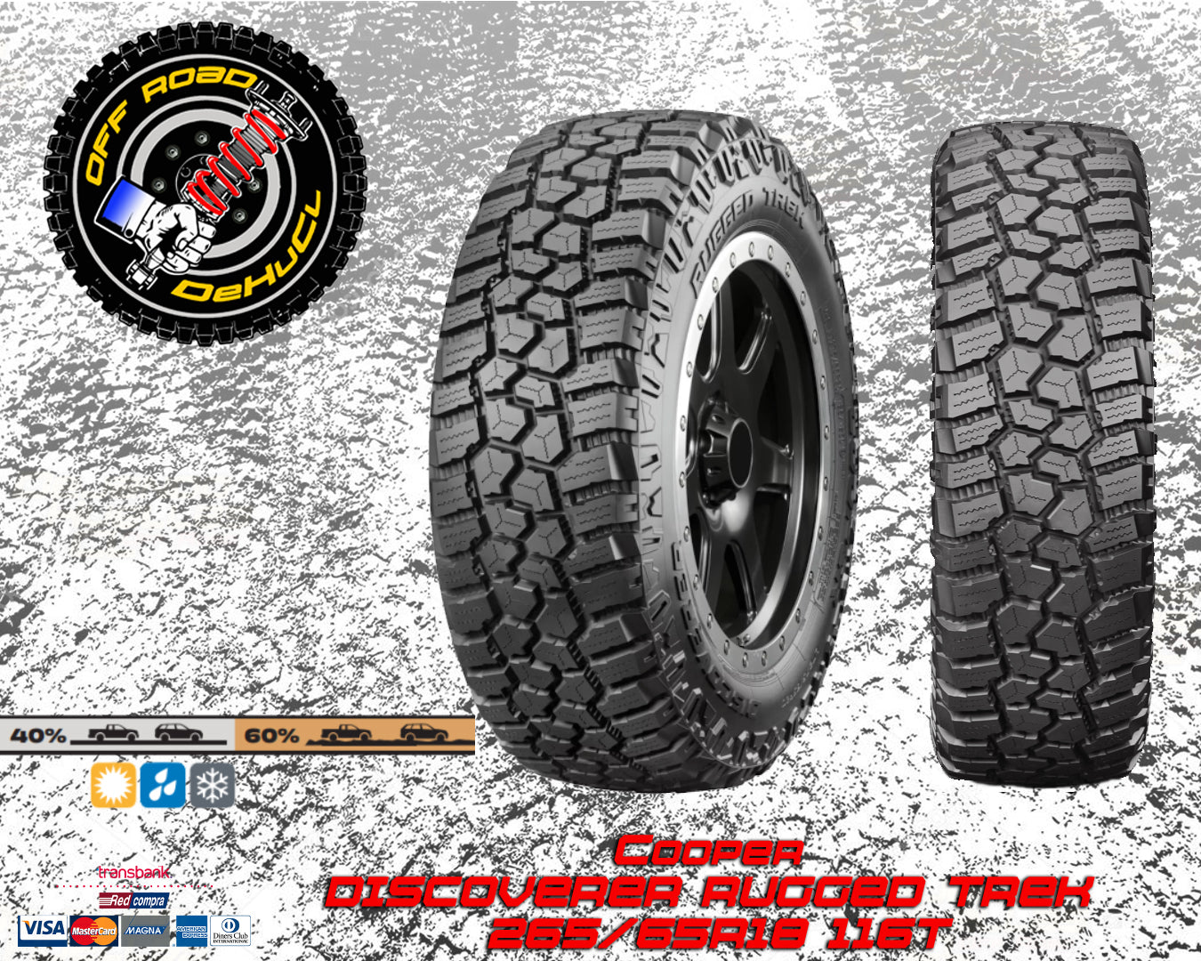 Neumáticos Cooper 265/65R18 COOPER DISCOVERER RUGGED TREK 116T