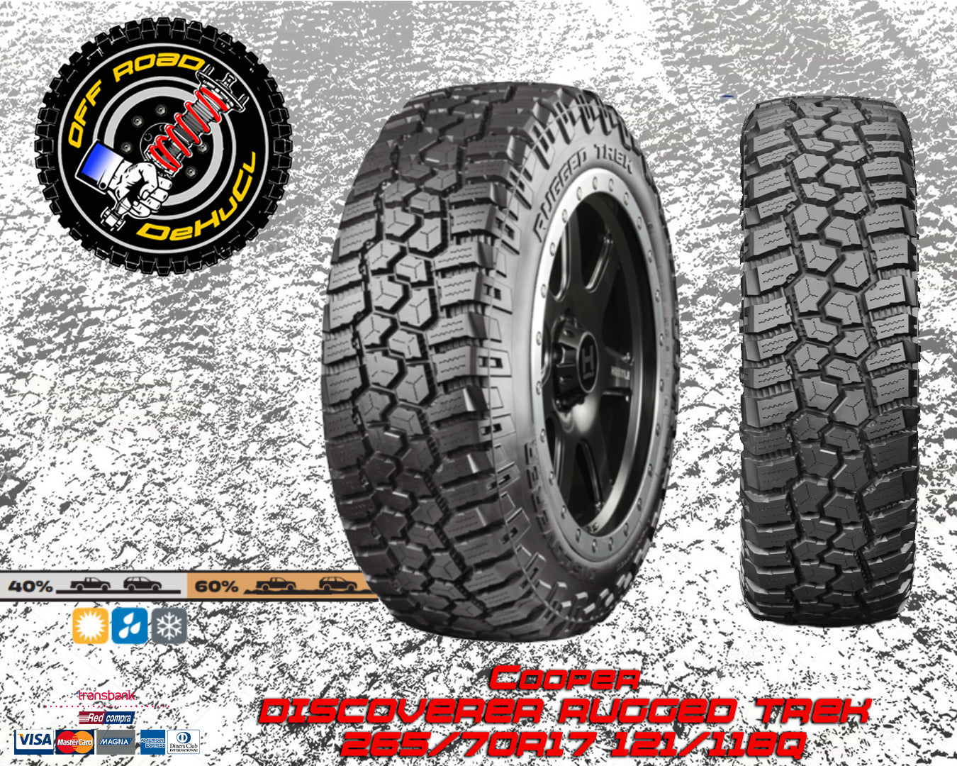 Neumáticos Cooper 265/70R17 COOPER DISCOVERER RUGGED TREK 116T