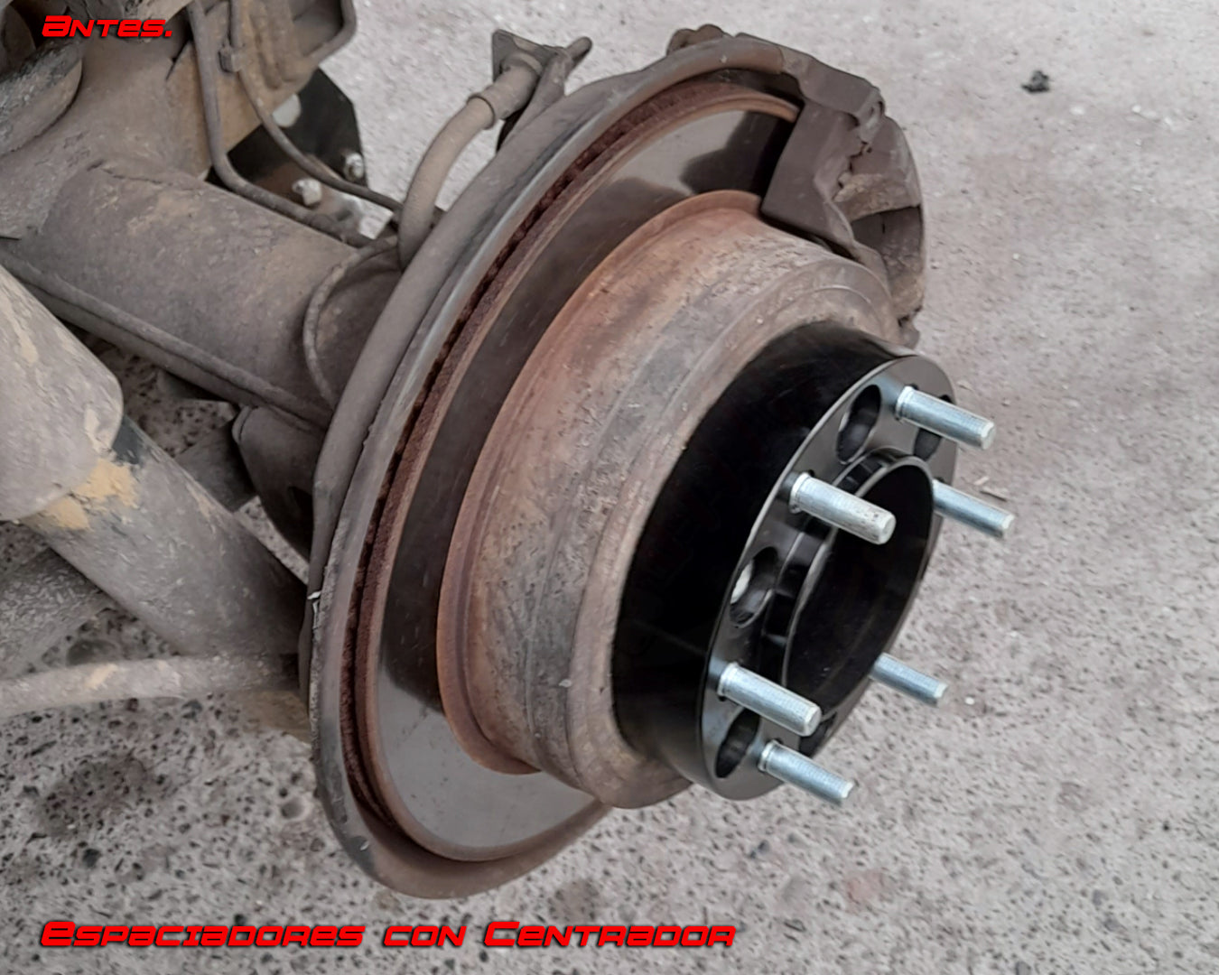 Espaciadores para Toyota Hilux 2" con centrador
