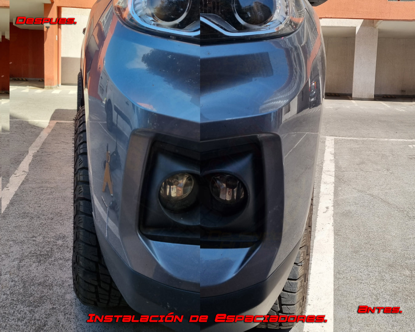 Espaciadores para Changan Hunter 1.5" con centrador