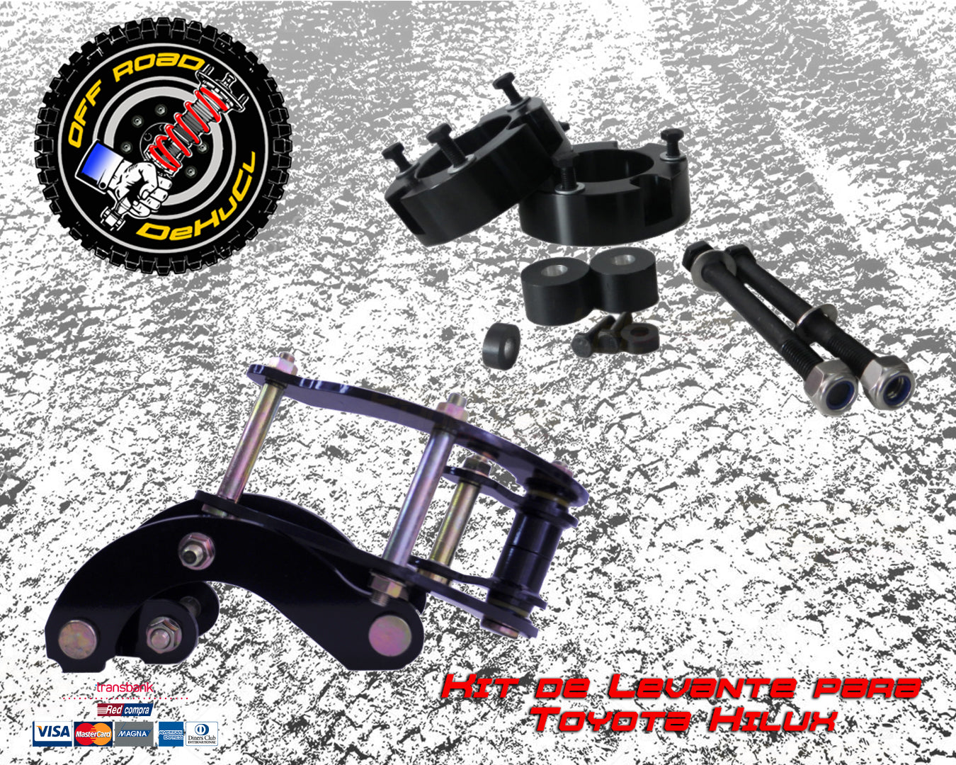 Kit de Levante para Toyota Hilux 3"