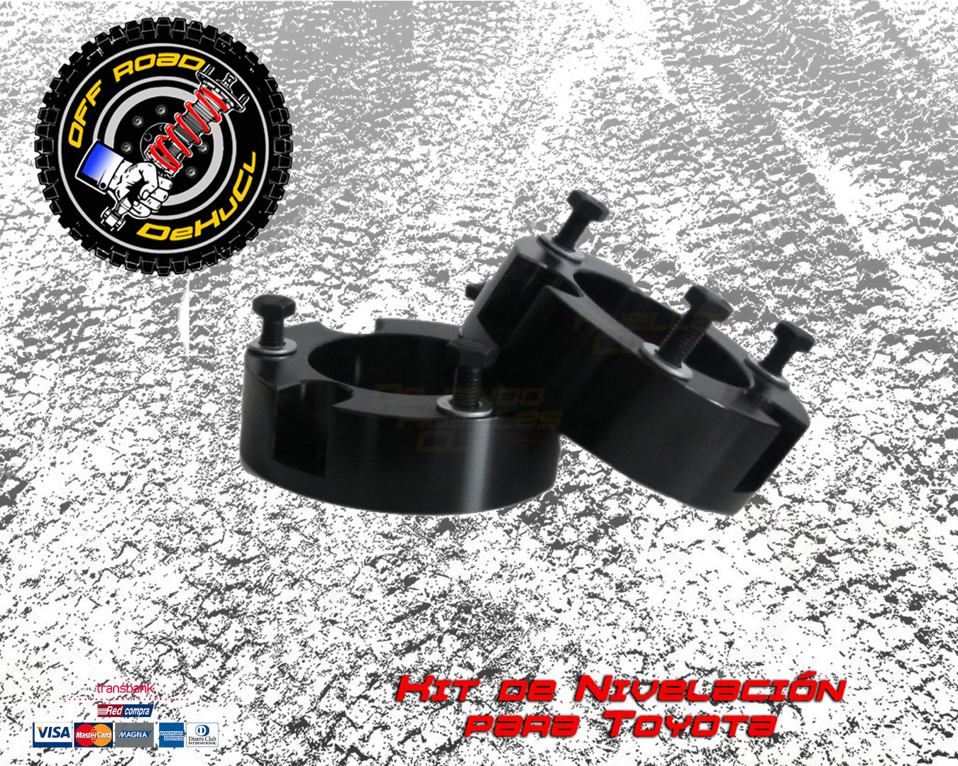 Kit de nivelación o Leveling de 2,5" para Toyota