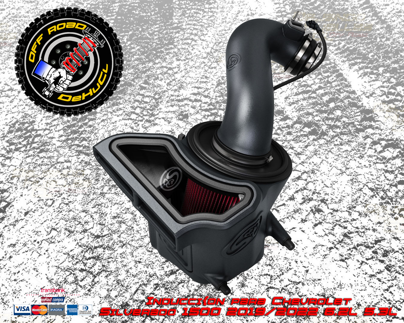 Inducción para Chevrolet Silverado 2019-2022 5.3L y 6.2L