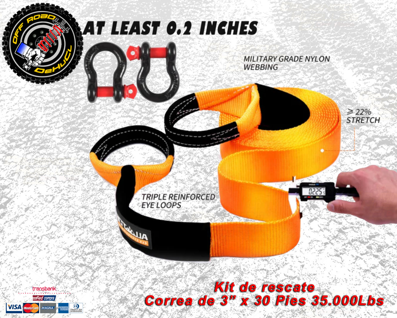 Kit de Rescate 35.000Lbs